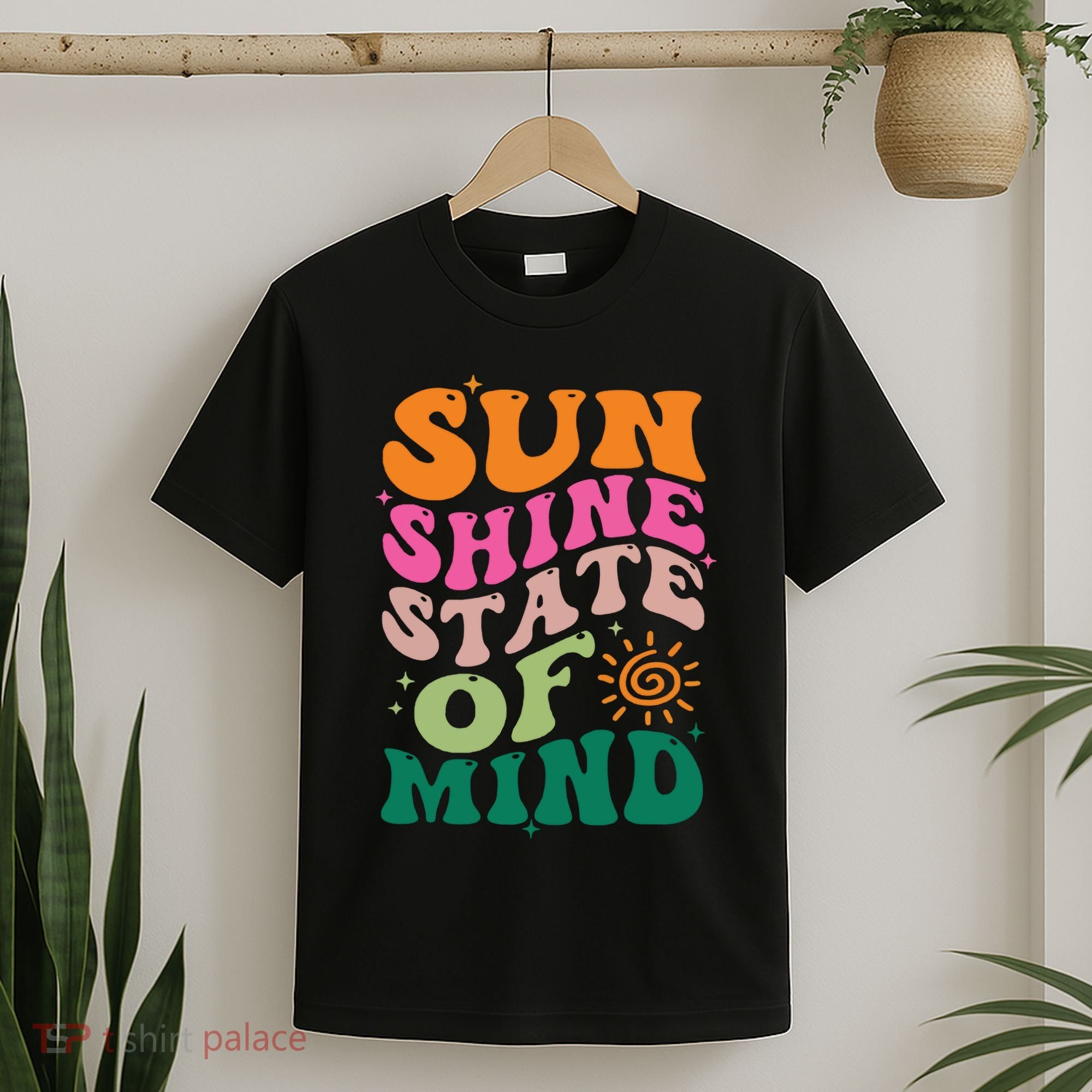 Retro Sun Shine On My Mind Vacation T-Shirt
