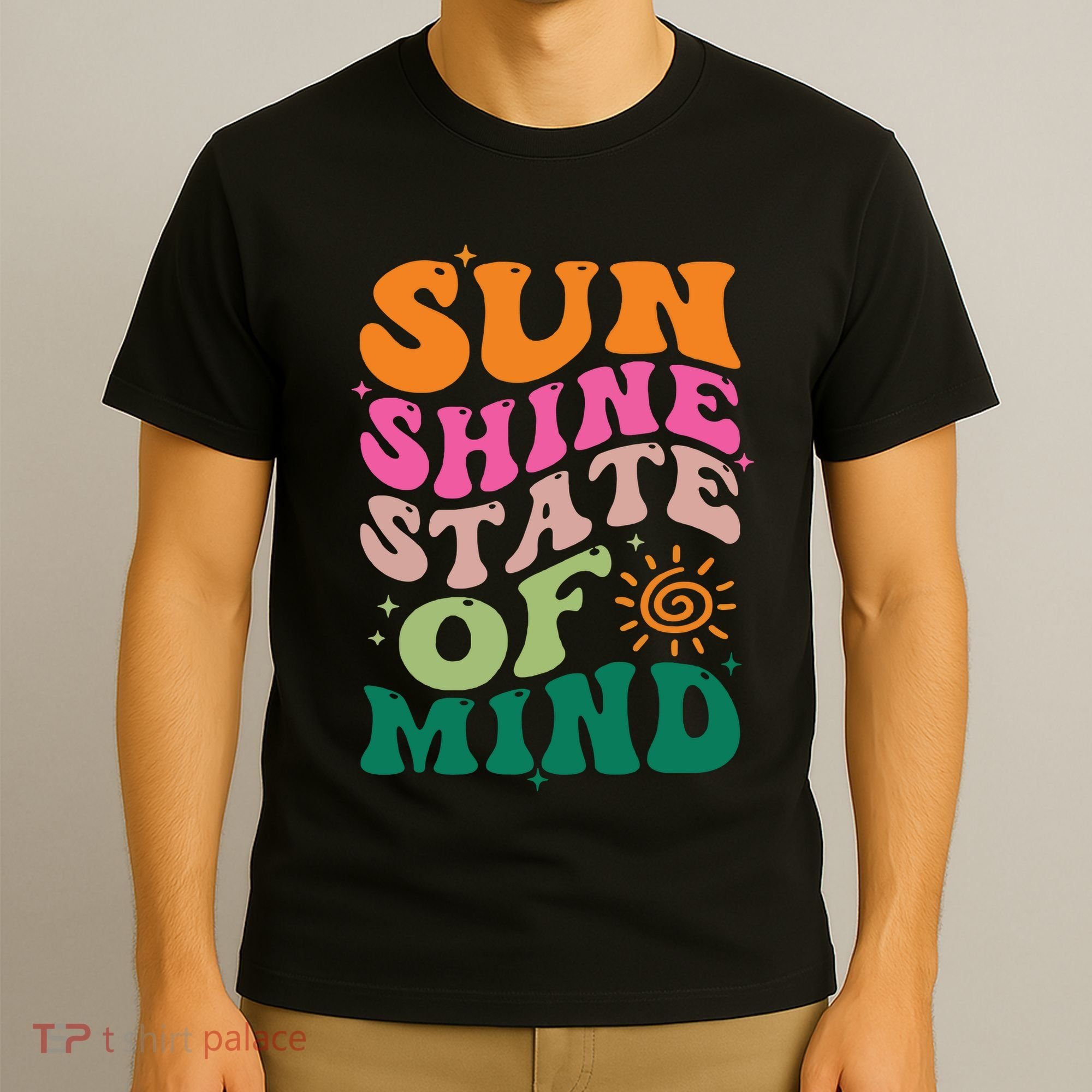 Retro Sun Shine On My Mind Vacation T-Shirt