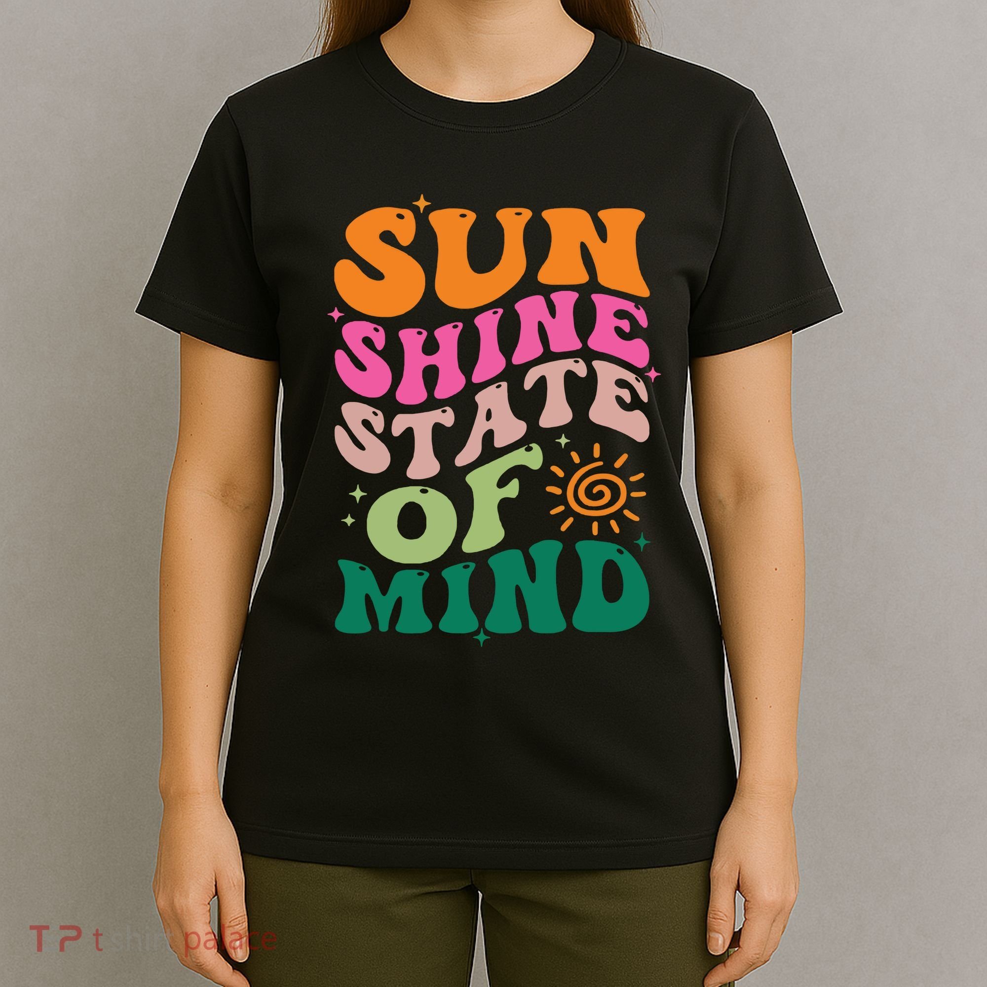 Retro Sun Shine On My Mind Vacation T-Shirt