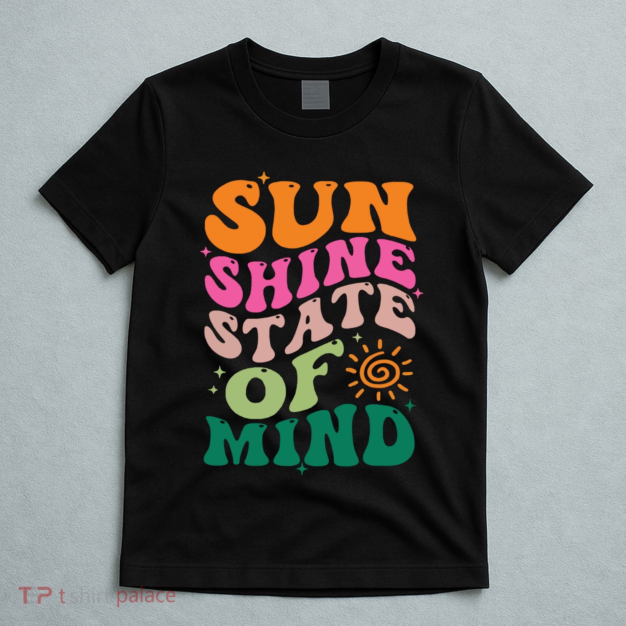 Retro Sun Shine On My Mind Vacation T-Shirt