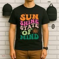Retro Sun Shine On My Mind Vacation T-Shirt thumb 6