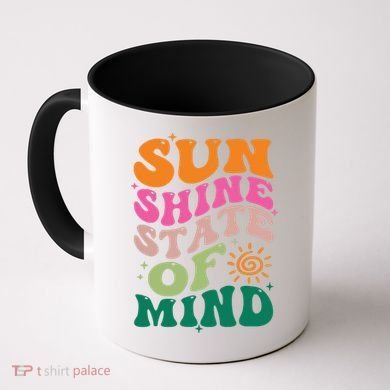 Retro Sun Shine On My Mind Vacation Coffee Mug