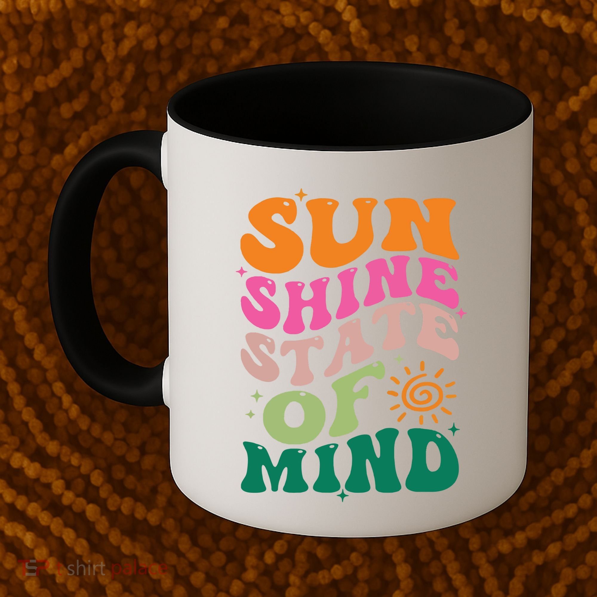 Retro Sun Shine On My Mind Vacation Coffee Mug