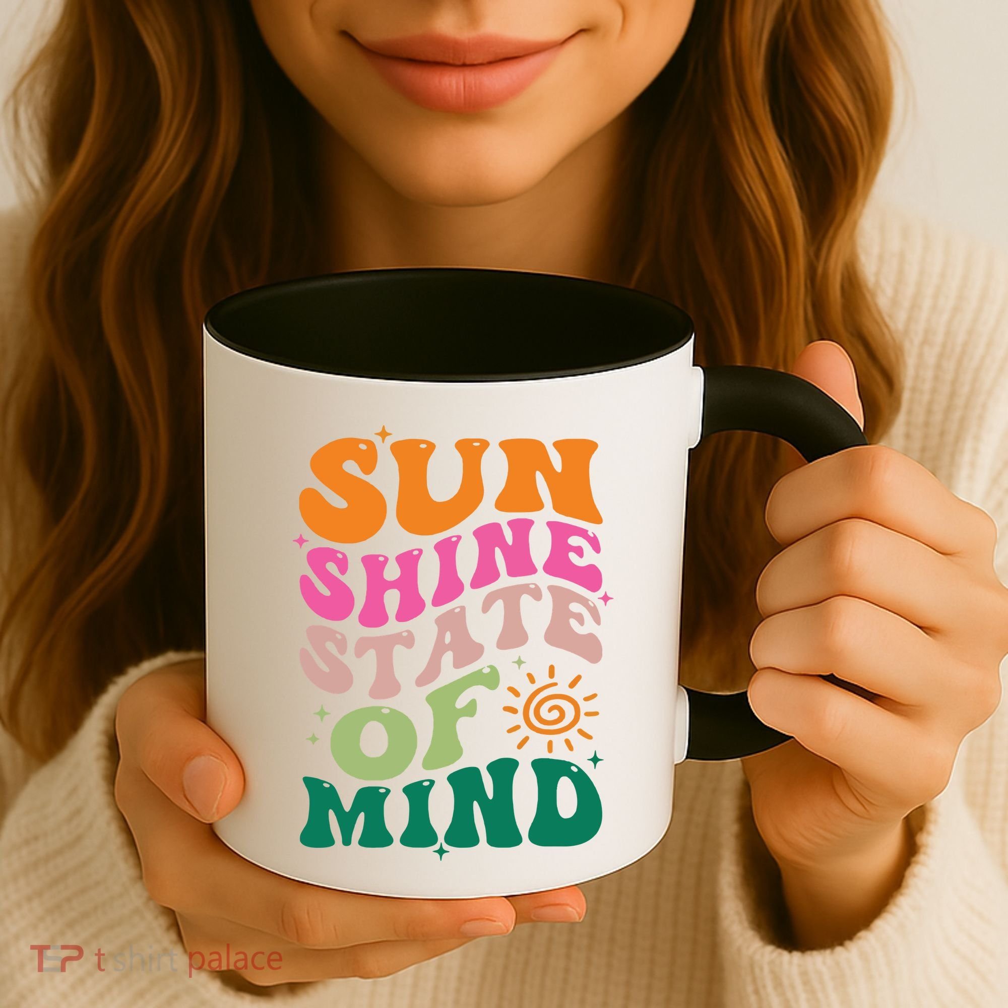 Retro Sun Shine On My Mind Vacation Coffee Mug