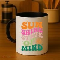 Retro Sun Shine On My Mind Vacation Coffee Mug thumb 4