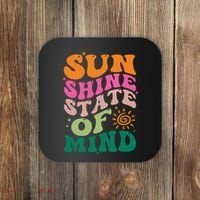 Retro Sun Shine On My Mind Vacation Coaster thumb 0