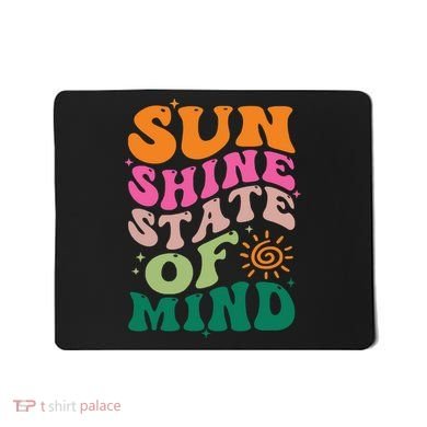 Retro Sun Shine On My Mind Vacation Mousepad