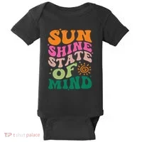 Retro Sun Shine On My Mind Vacation Baby Bodysuit thumb 0