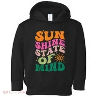 Retro Sun Shine On My Mind Vacation Toddler Hoodie thumb 0