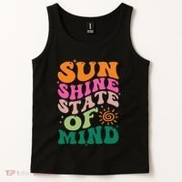 Retro Sun Shine On My Mind Vacation Tank Top thumb 2