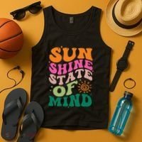 Retro Sun Shine On My Mind Vacation Tank Top thumb 4