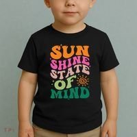 Retro Sun Shine On My Mind Vacation Toddler T-Shirt thumb 2