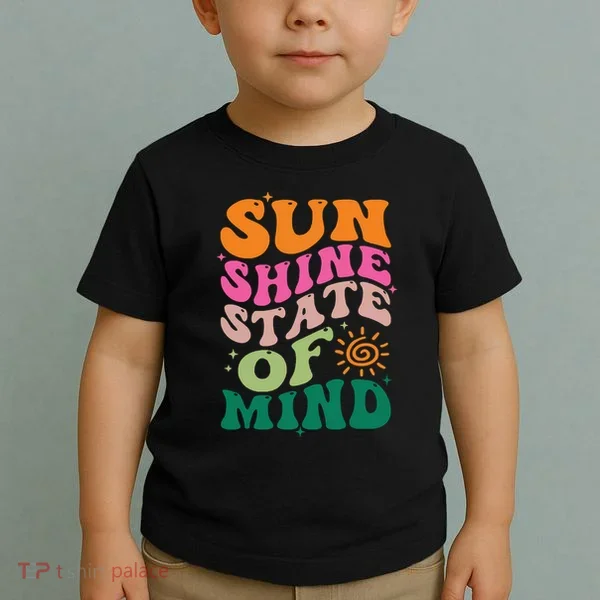 Retro Sun Shine On My Mind Vacation Toddler T-Shirt