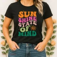 Retro Sun Shine On My Mind Vacation Women's T-Shirt thumb 2