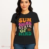 Retro Sun Shine On My Mind Vacation Women's T-Shirt thumb 4