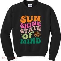 Retro Sun Shine On My Mind Vacation Kids Sweatshirt thumb 0