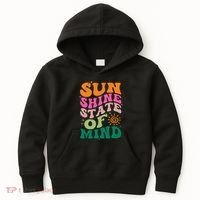 Retro Sun Shine On My Mind Vacation Kids Hoodie thumb 0