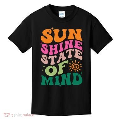 Retro Sun Shine On My Mind Vacation Kids T-Shirt