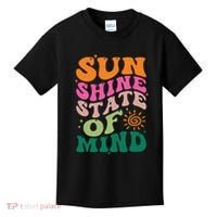 Retro Sun Shine On My Mind Vacation Kids T-Shirt thumb 0