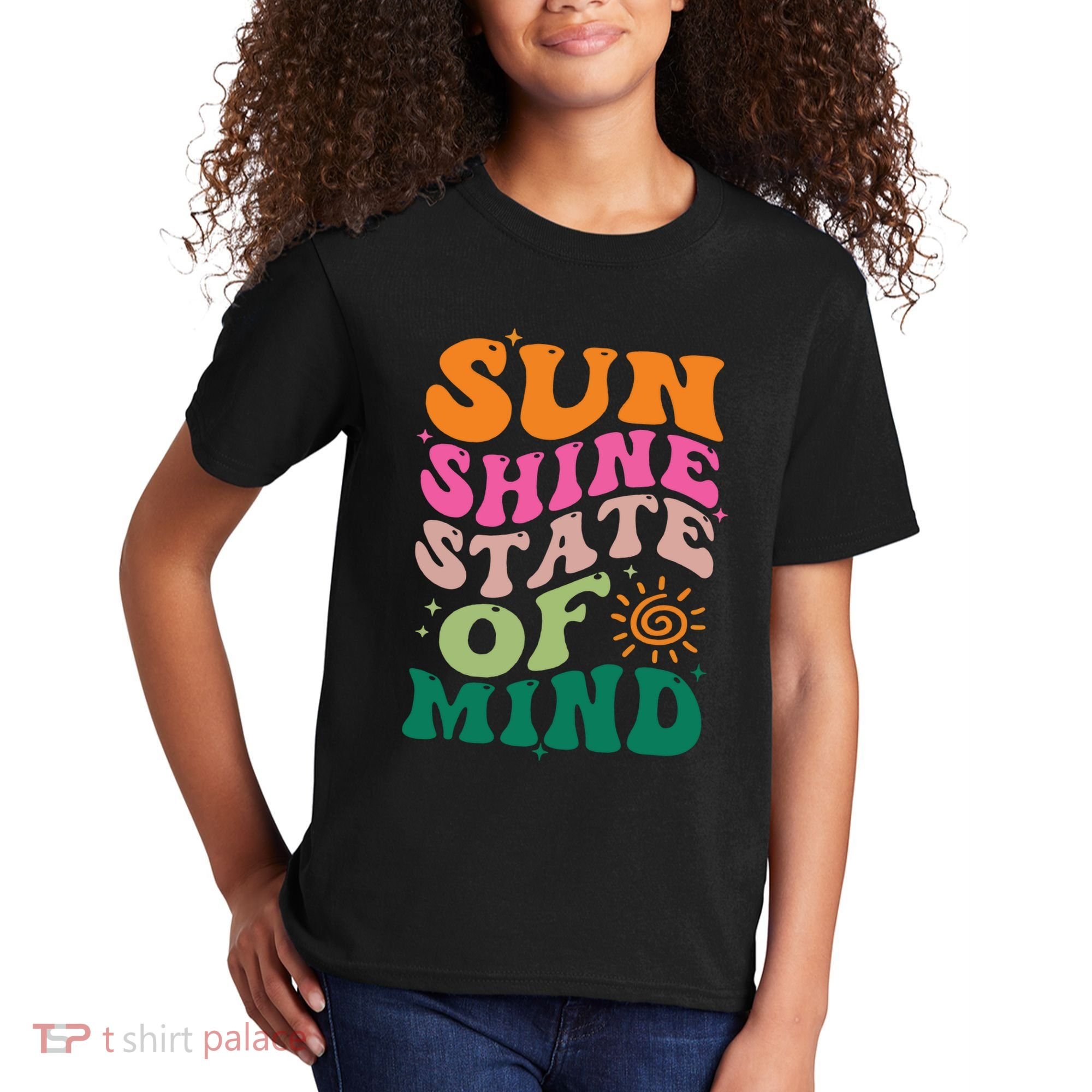 Retro Sun Shine On My Mind Vacation Kids T-Shirt