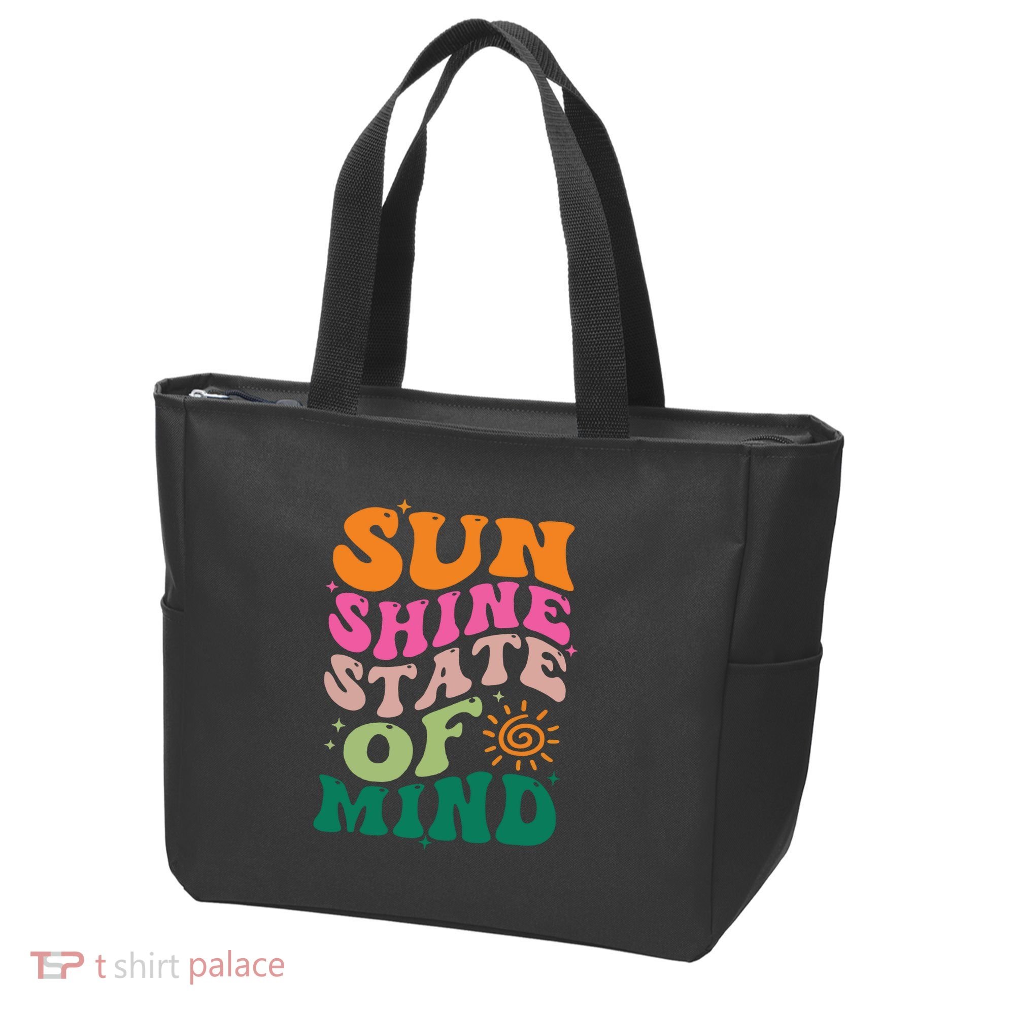 Retro Sun Shine On My Mind Vacation Tote Bag