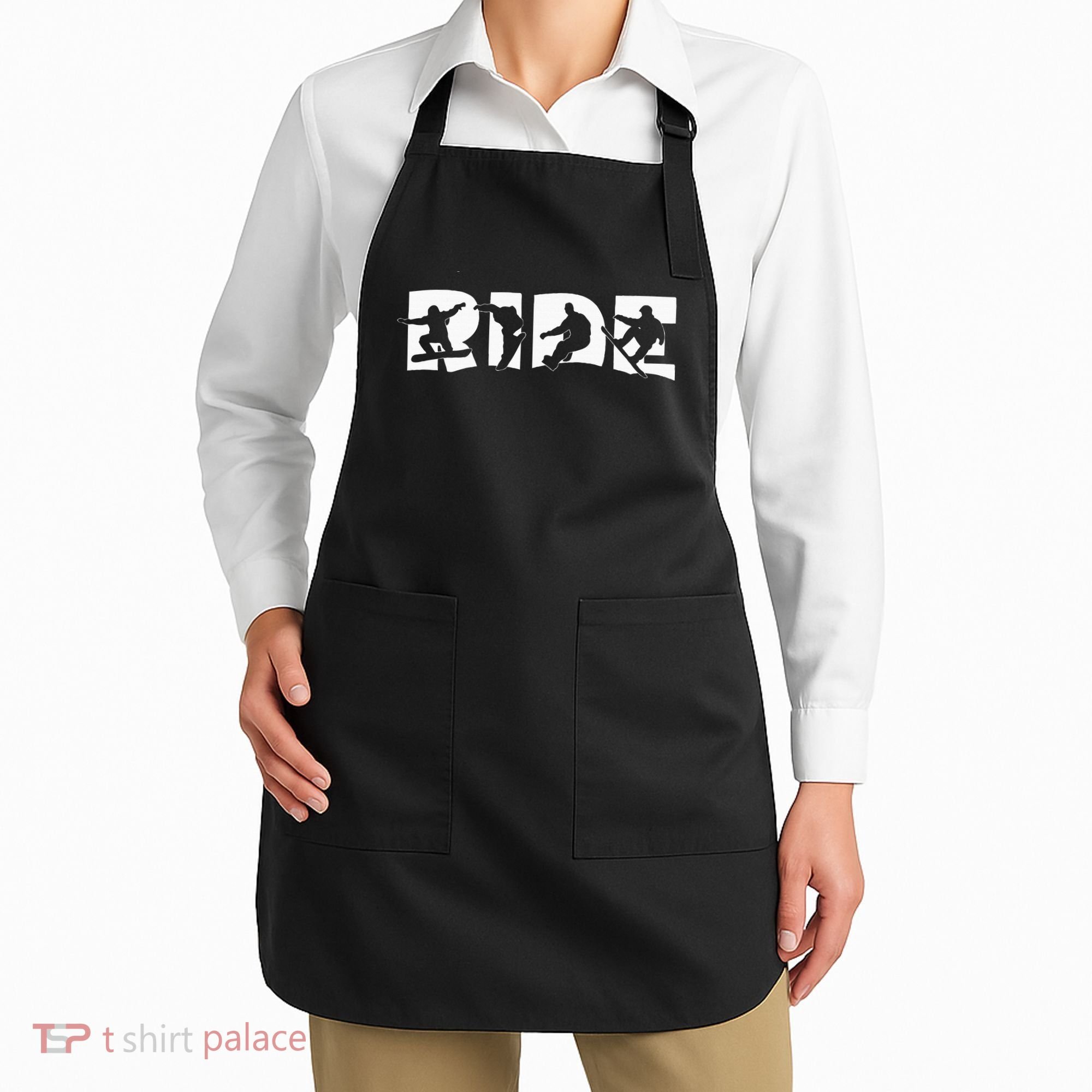 Ride Snowboard Snowboarding Gift Snowboarding Apron