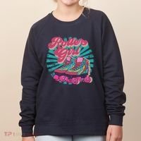 Roller Skate Skating 70s Retro Gift Women's Sweatshirt thumb 0