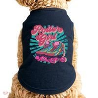 Roller Skate Skating 70s Retro Gift Doggie Tank thumb 0
