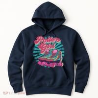 Roller Skate Skating 70s Retro Gift Hoodie thumb 0