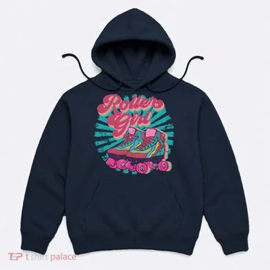 Roller Skate Skating 70s Retro Gift Hoodie