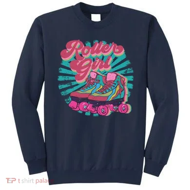 Roller Skate Skating 70s Retro Gift Sweatshirt