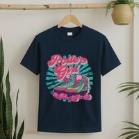 Roller Skate Skating 70s Retro Gift T-Shirt thumb 2