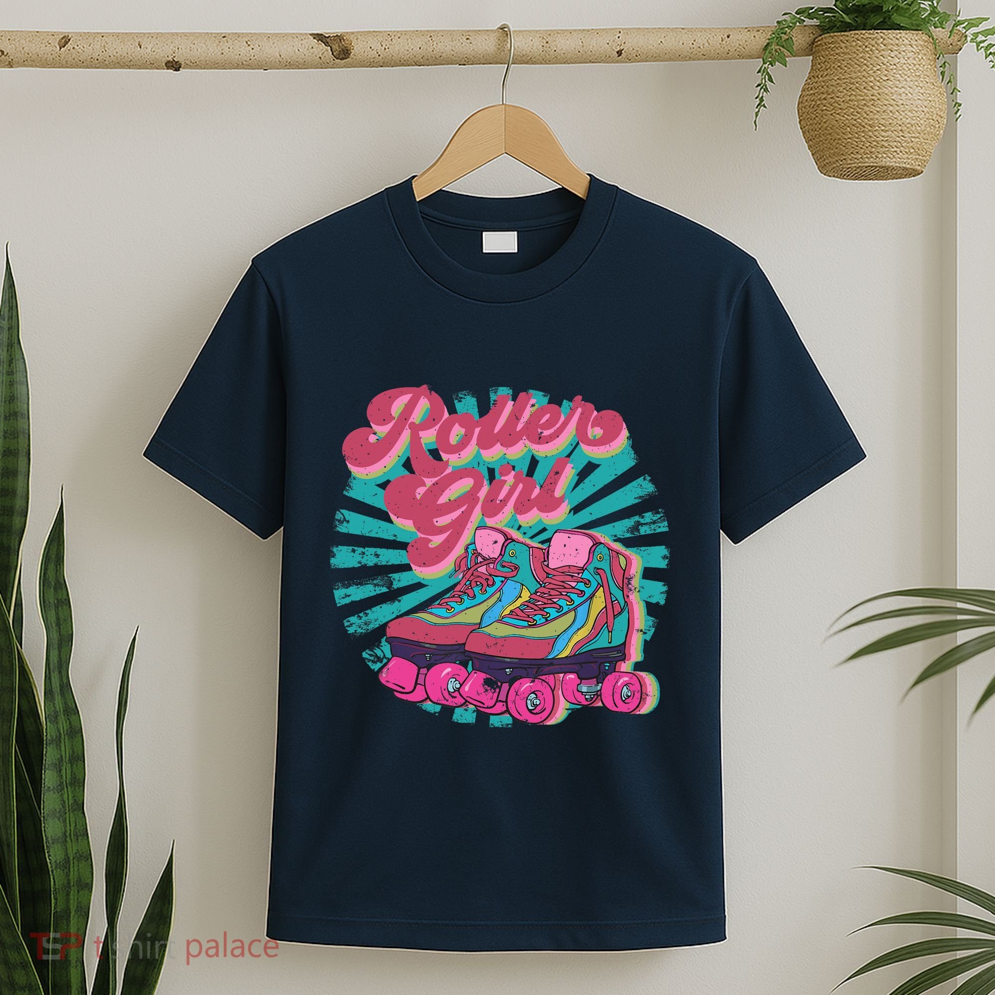 Roller Skate Skating 70s Retro Gift T-Shirt