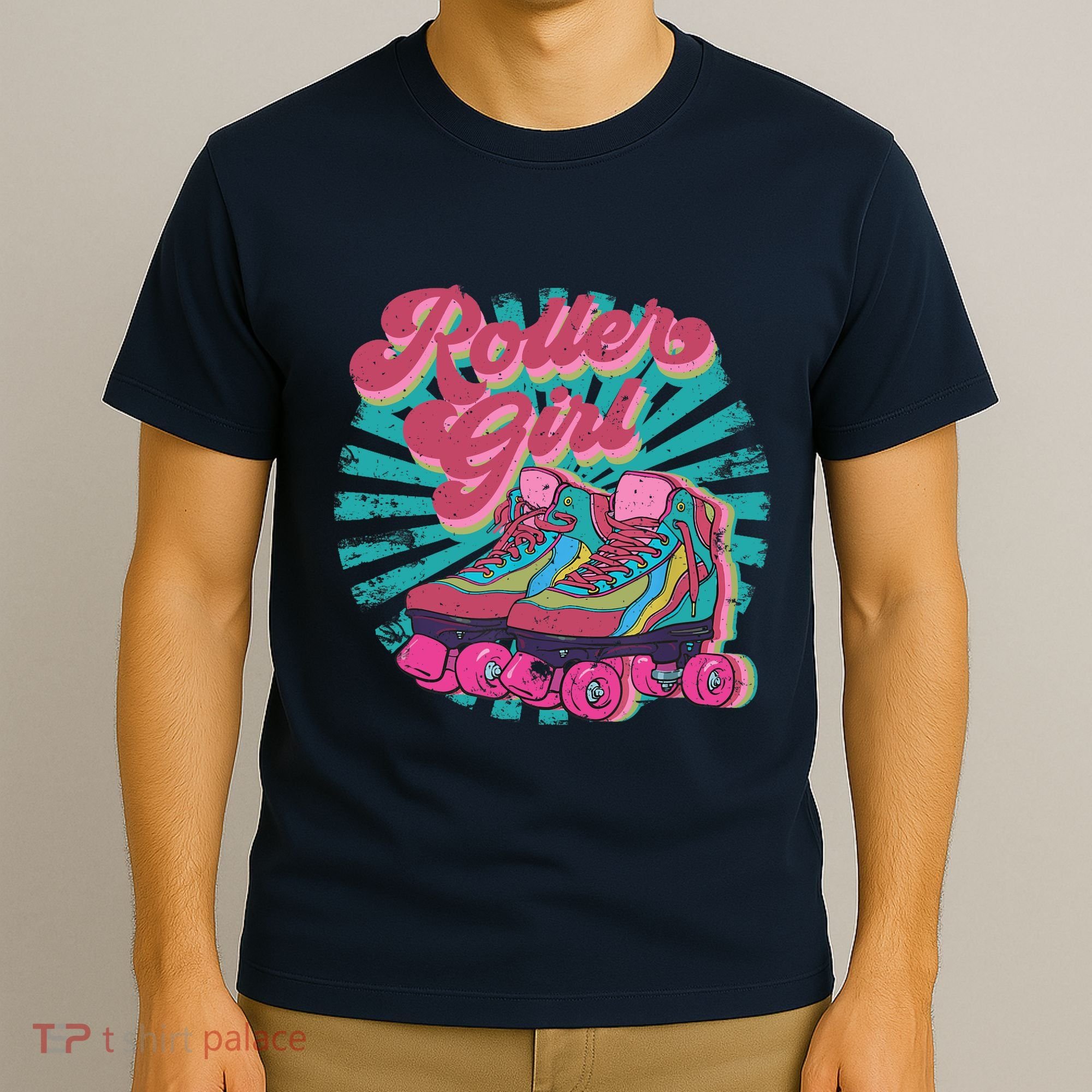 Roller Skate Skating 70s Retro Gift T-Shirt