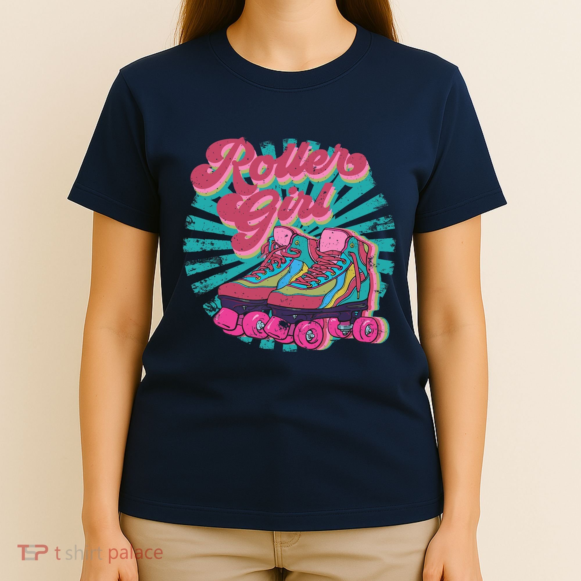 Roller Skate Skating 70s Retro Gift T-Shirt