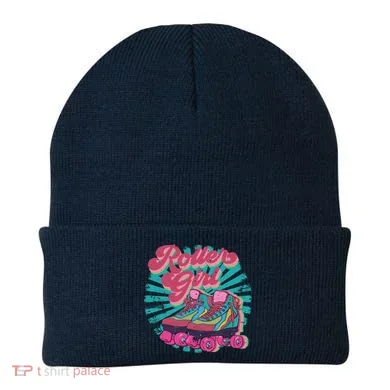 Roller Skate Skating 70s Retro Gift Beanie