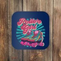 Roller Skate Skating 70s Retro Gift Coaster thumb 0