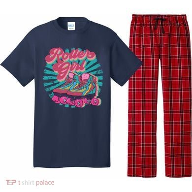 Roller Skate Skating 70s Retro Gift Pajama Set