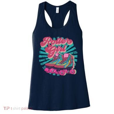Roller Skate Skating 70s Retro Gift Women's Tank Top