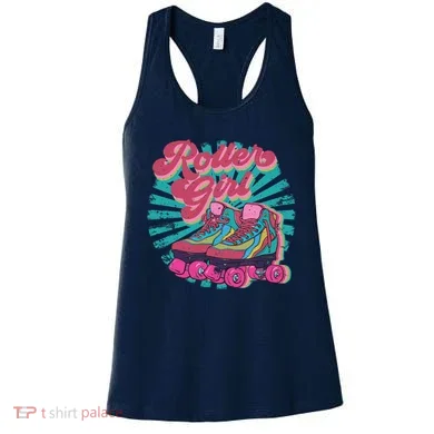 Roller Skate Skating 70s Retro Gift Women's Tank Top