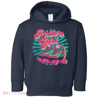 Roller Skate Skating 70s Retro Gift Toddler Hoodie