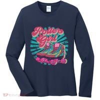 Roller Skate Skating 70s Retro Gift Women's Long Sleeve Shirt thumb 0