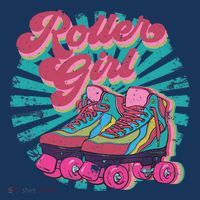 Roller Skate Skating 70s Retro Gift Women's T-Shirt thumb 6