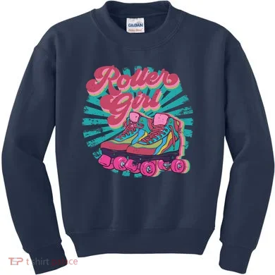 Roller Skate Skating 70s Retro Gift Kids Sweatshirt