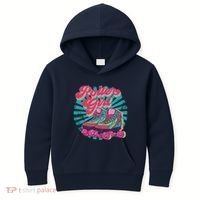 Roller Skate Skating 70s Retro Gift Kids Hoodie thumb 0