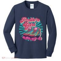 Roller Skate Skating 70s Retro Gift Kids Long Sleeve Shirt thumb 0