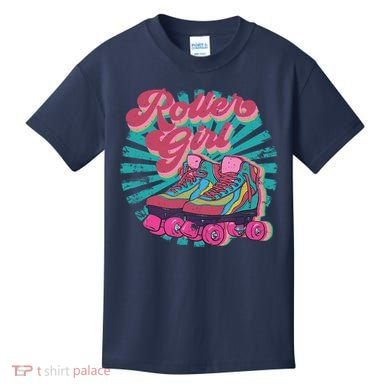 Roller Skate Skating 70s Retro Gift Kids T-Shirt