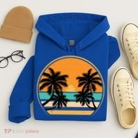 Retro Summer Sunset Vibe Vacation Beach Life Hoodie thumb 4