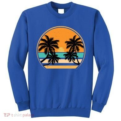 Retro Summer Sunset Vibe Vacation Beach Life Sweatshirt