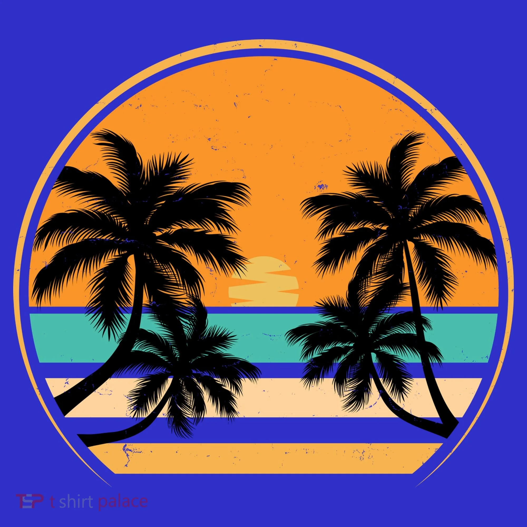 Retro Summer Sunset Vibe Vacation Beach Life Tank Top